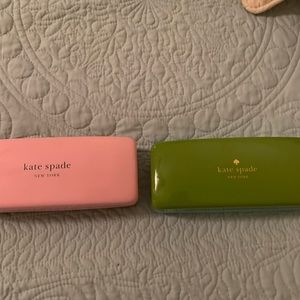 Original Kate Spade eyeglass cases.